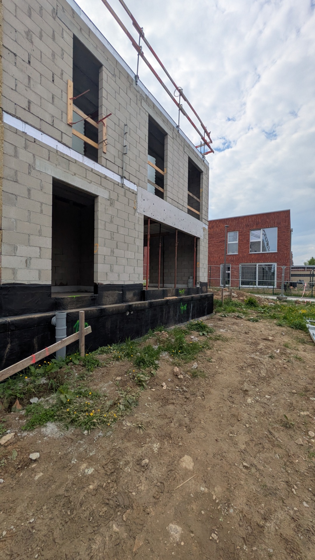 Photo d'un projet de construction d'habitations à Waremme
